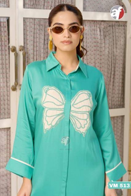 Anju fabrics VM 512 coord set Kurti manufacturers in Mumbai
